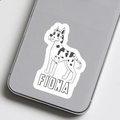 Fiona Sticker Great Dane Laptop Image