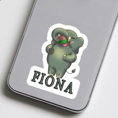 Aufkleber Elefant Fiona Laptop Image