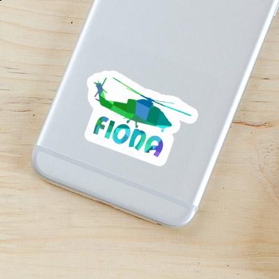 Sticker Fiona Helicopter Image