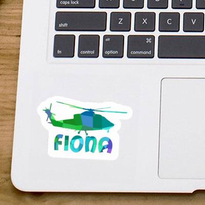 Sticker Fiona Helicopter Laptop Image