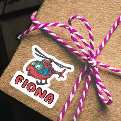 Sticker Helicopter Fiona Notebook Image