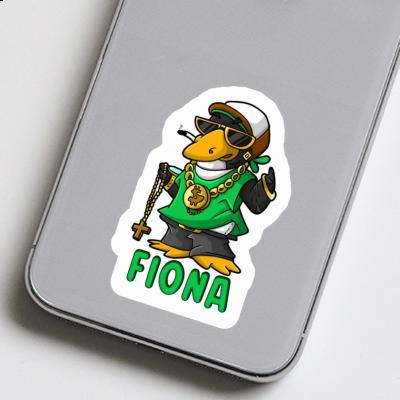 Sticker Fiona Hip-Hop Penguin Image