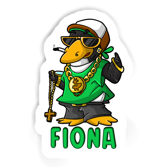 Sticker Fiona Hip-Hop Penguin Gift package Image