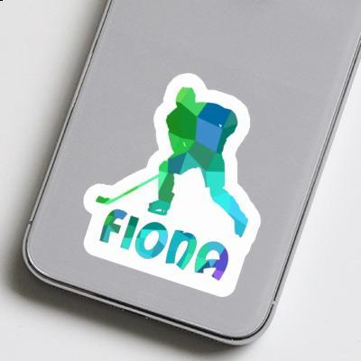 Eishockeyspieler Sticker Fiona Notebook Image