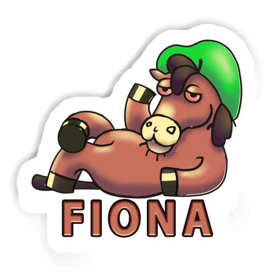 Fiona Sticker Lying horse Gift package Image