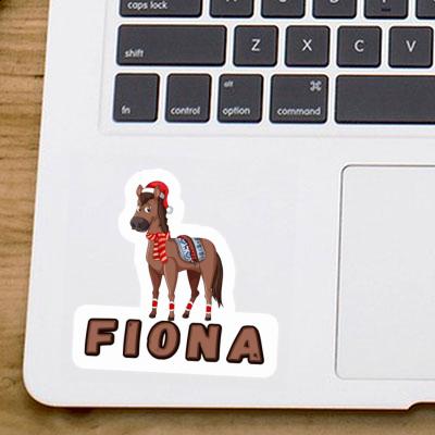 Sticker Christmas Horse Fiona Notebook Image