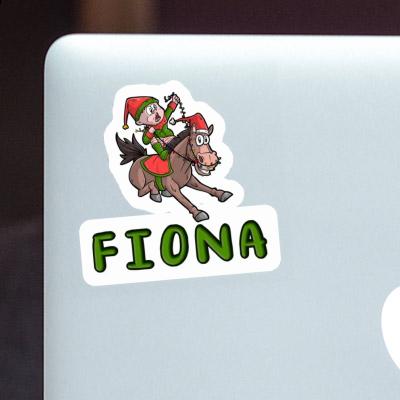 Sticker Christmas Horse Fiona Notebook Image