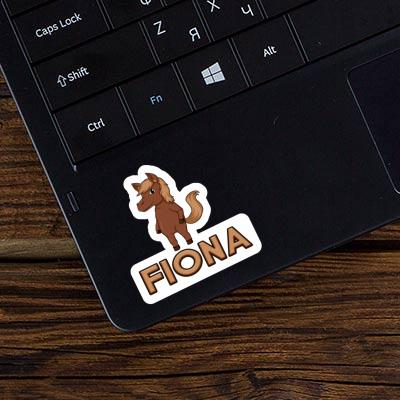 Horse Sticker Fiona Laptop Image