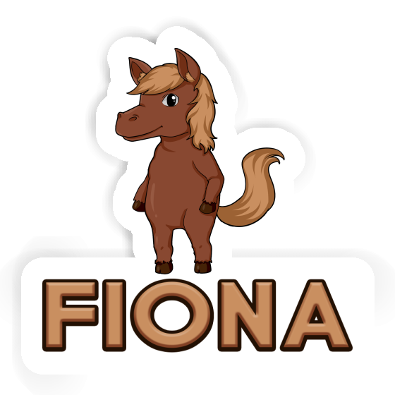 Horse Sticker Fiona Notebook Image