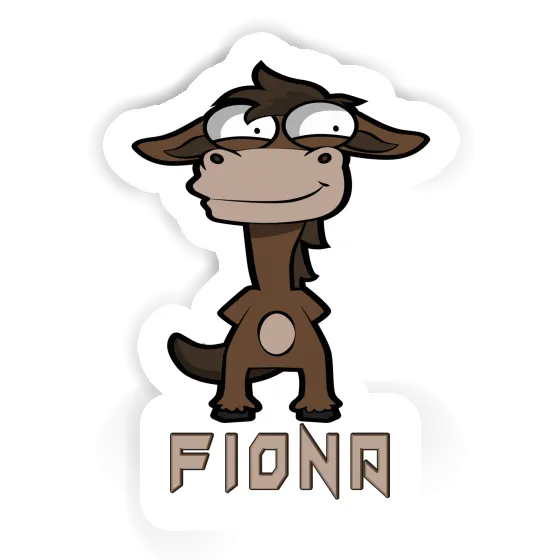 Standing Horse Sticker Fiona Notebook Image