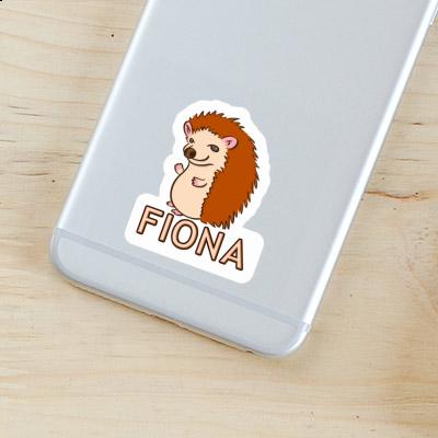 Hedgehog Sticker Fiona Laptop Image