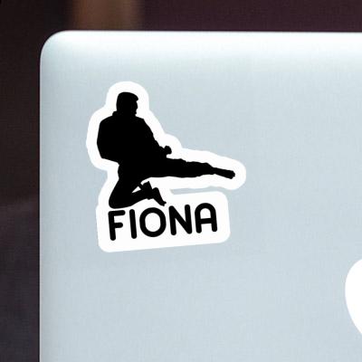 Fiona Sticker Karateka Notebook Image