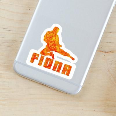 Fiona Sticker Karateka Laptop Image