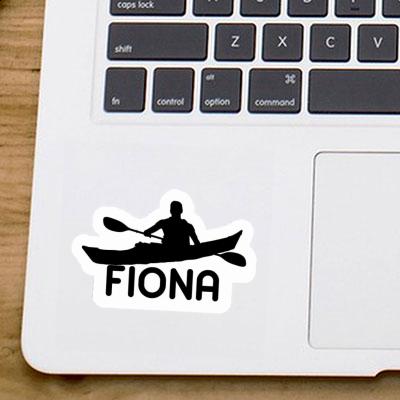 Sticker Fiona Kayaker Notebook Image