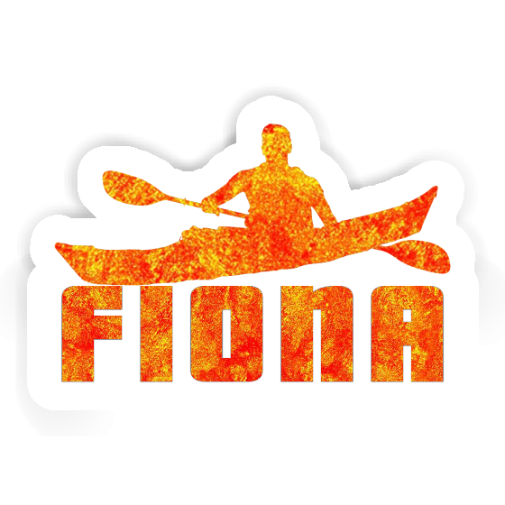 Sticker Fiona Kayaker Notebook Image