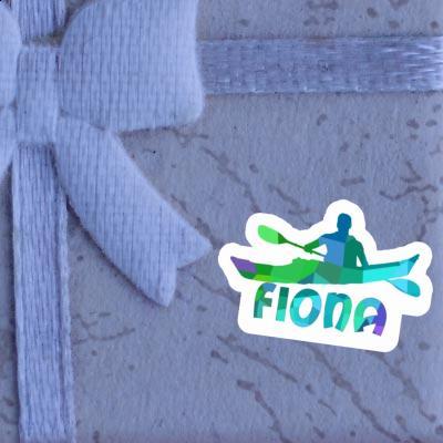 Kayaker Sticker Fiona Image