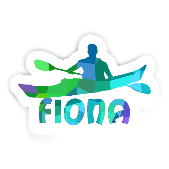 Kayaker Sticker Fiona Laptop Image