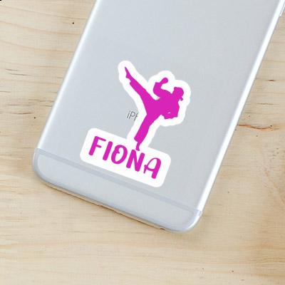 Karateka Sticker Fiona Notebook Karateka Sticker Fiona Gift package Image