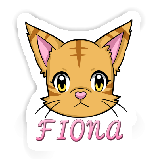 Sticker Fiona Cat Laptop Image