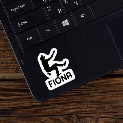 Kletterer Sticker Fiona Laptop Image