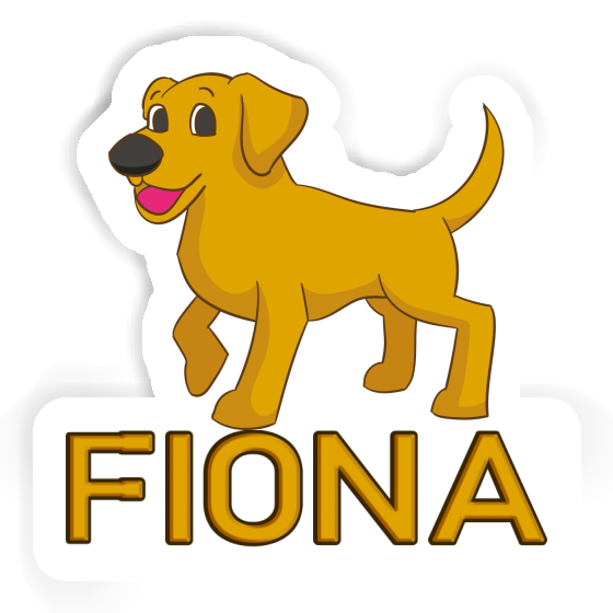 Labrador Sticker Fiona Laptop Image