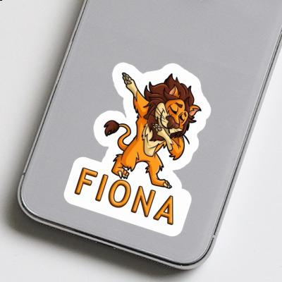 Sticker Fiona Dabbing Lion Gift package Image