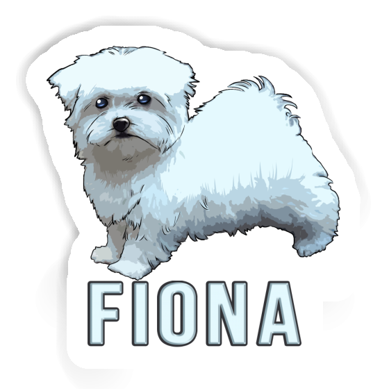 Sticker Fiona Maltese Dog Gift package Image