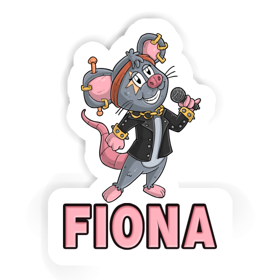 Fiona Sticker Singer Notebook Image