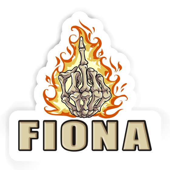 Middlefinger Sticker Fiona Image