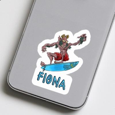 Aufkleber Fiona Surfer Notebook Image