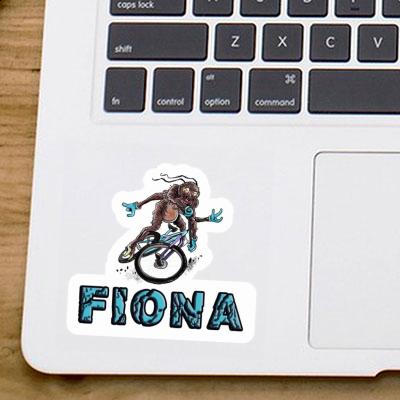 Sticker Biker Fiona Laptop Image