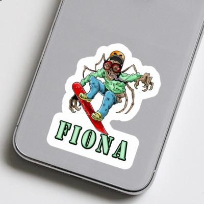 Autocollant Fiona Snowboardeur Laptop Image