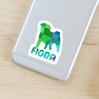 Fiona Sticker Pug Image