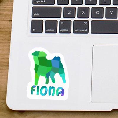 Mops Sticker Fiona Laptop Image