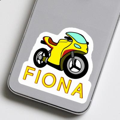 Motorbike Sticker Fiona Notebook Image