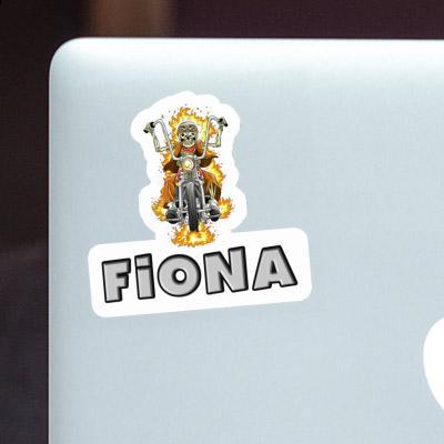 Autocollant Motocycliste Fiona Notebook Image