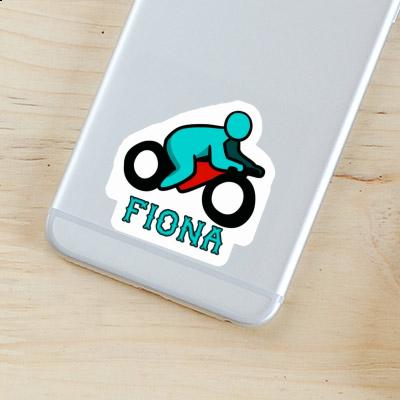 Sticker Fiona Motorbike Driver Image