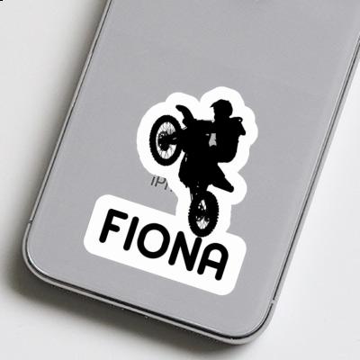 Motocrossiste Autocollant Fiona Notebook Image