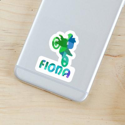 Sticker Fiona Motocross Jumper Notebook Image