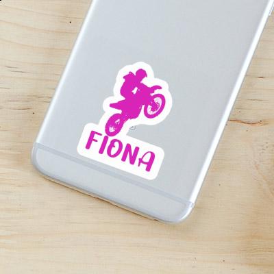 Sticker Fiona Motocross Jumper Laptop Image