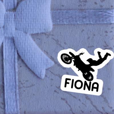 Sticker Motocross Jumper Fiona Notebook Image