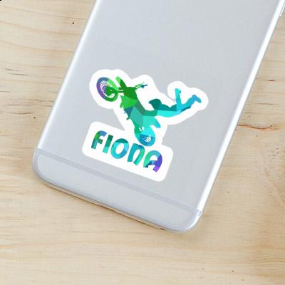 Sticker Fiona Motocross Jumper Laptop Image