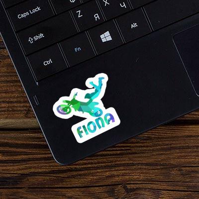 Sticker Fiona Motocross Jumper Notebook Image