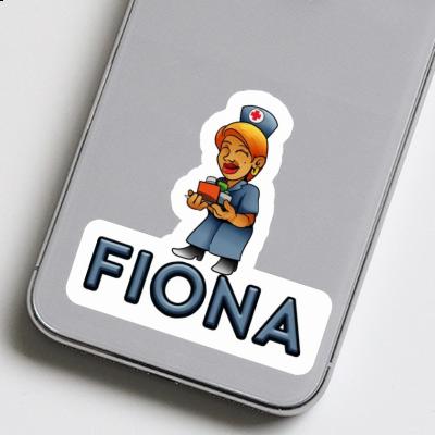 Fiona Autocollant Infirmière Image