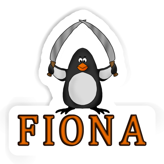 Pingouin Autocollant Fiona Notebook Image