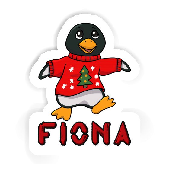 Sticker Fiona Penguin Notebook Image