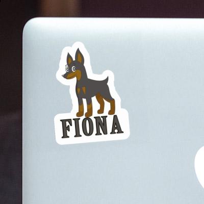 Sticker Fiona Pinscher Laptop Image