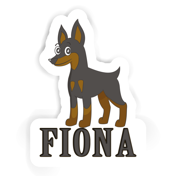 Sticker Fiona Pinscher Notebook Image