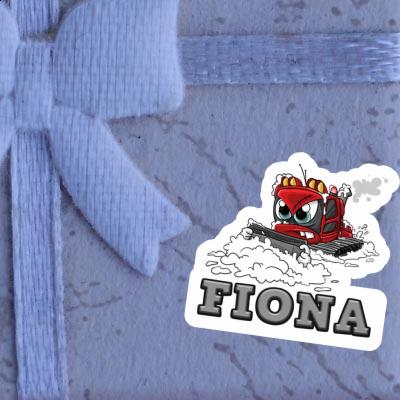 Sticker Snowcat Fiona Laptop Image