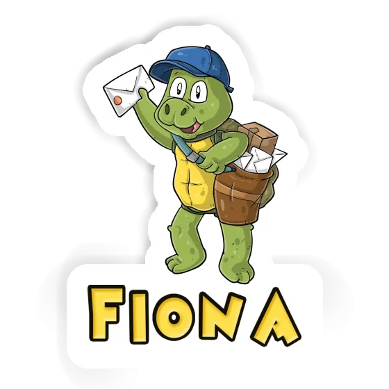 Sticker Fiona Postman Laptop Image